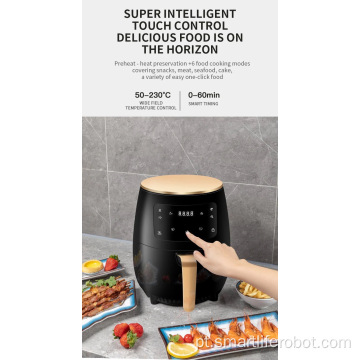 Fritadeira de ar frito para alimentos mais saudáveis ​​e rápidos 4,5L